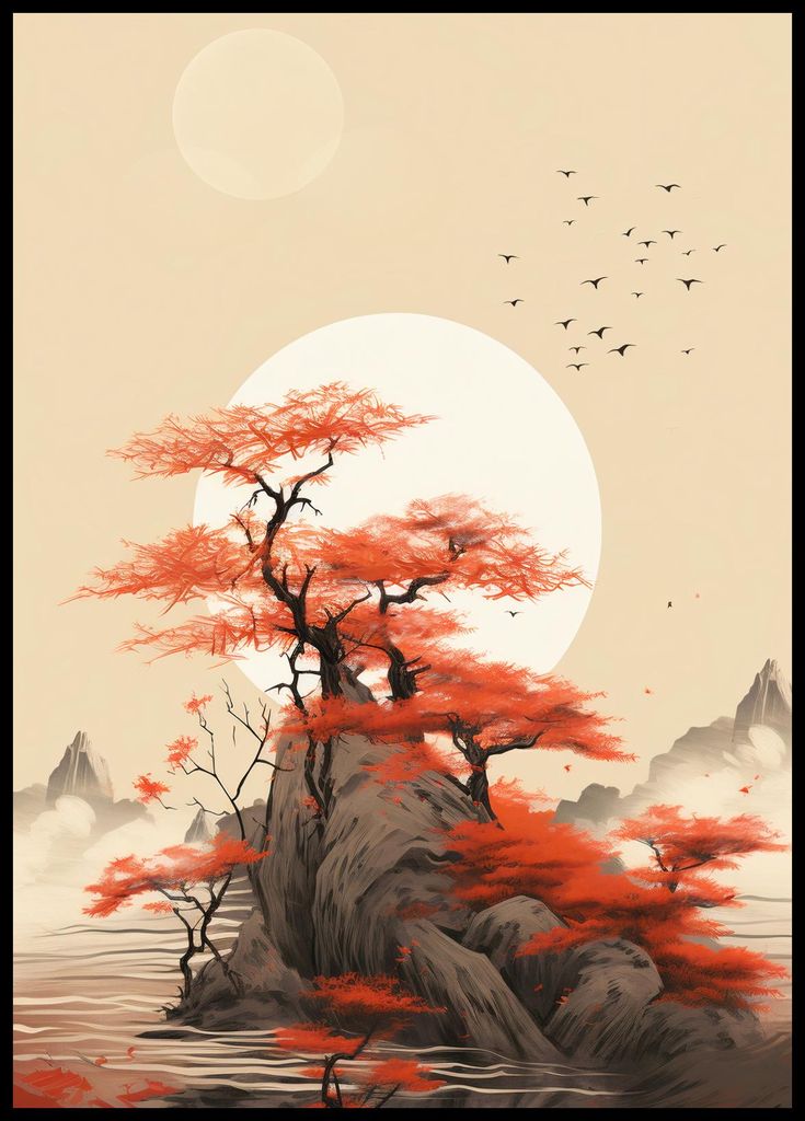 Poster 64x90cm Windgeflüster