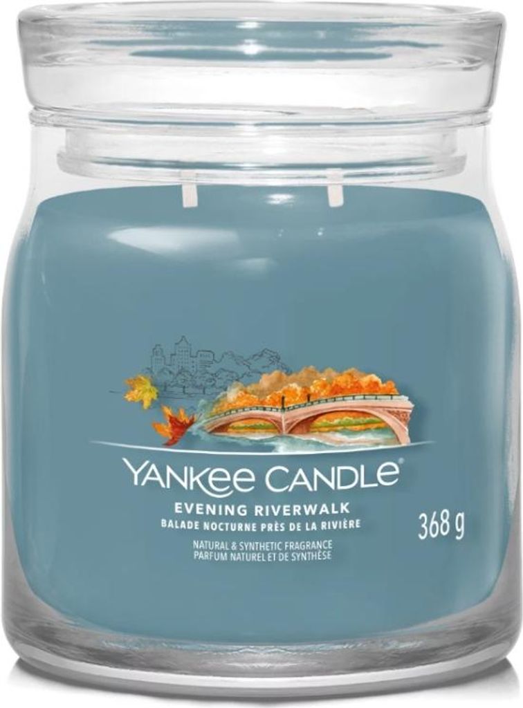 Yankee Candle Evening Riverwalk Signatur Kerze 368 g