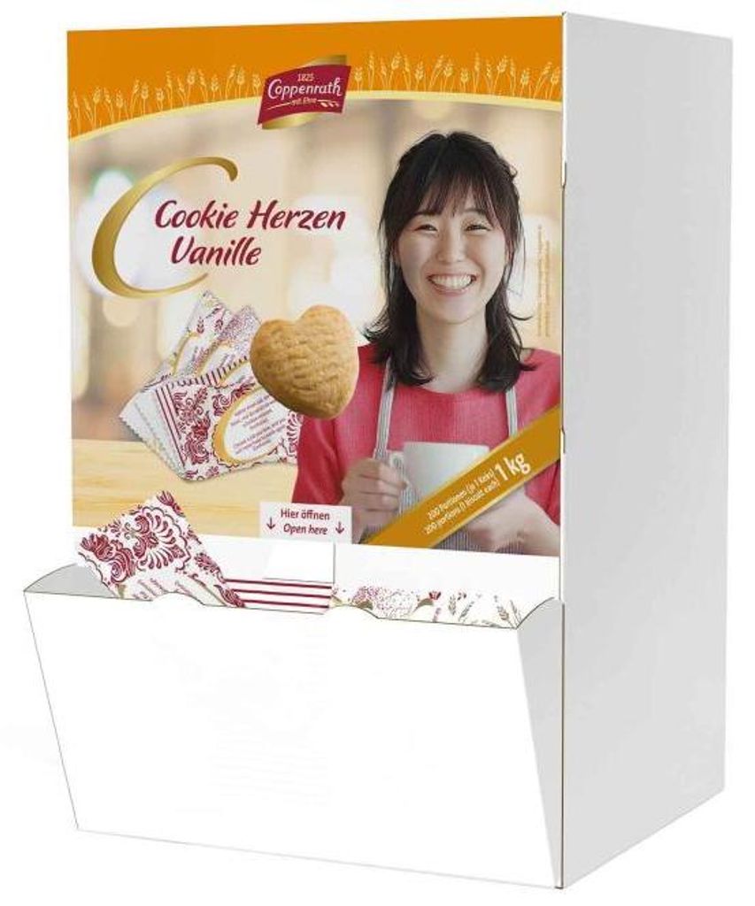 Cookie-Herzen Vanille Gebäck von Coppenrath, 1000g Produktbild 