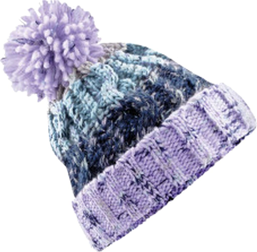 Beechfield Corkscrew Pom Pom Beanie Produktbild 