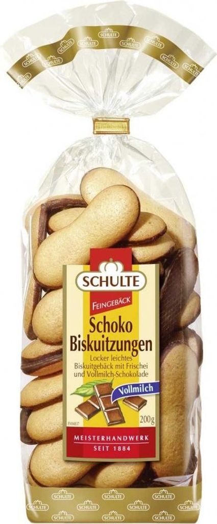 Schulte čokoládové sušenky s mléčnou čokoládou balení 200g Obrázek produktu 