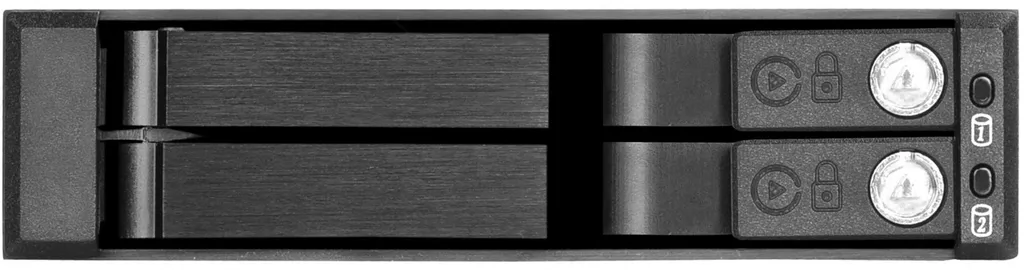 Backplane Silverstone SST-FS202B Boîtier Mobile pour 2 Disques 3.5p