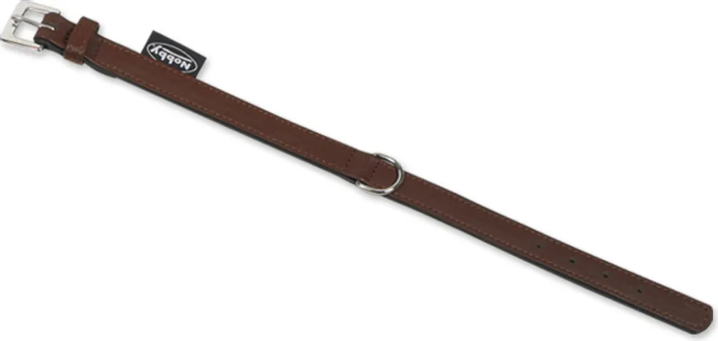 Collare Nobby SUD Marrone 37cm (30-35cm) - Cuoio Vero a Buon Prezzo