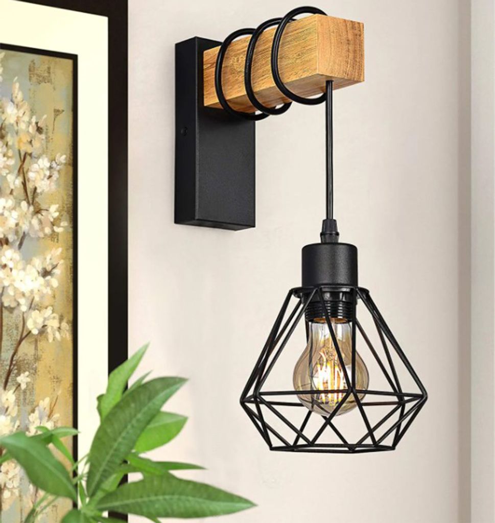 2 pcs Wandlampe Vintage Wandleuchte im Industrial Design Produktbild 4
