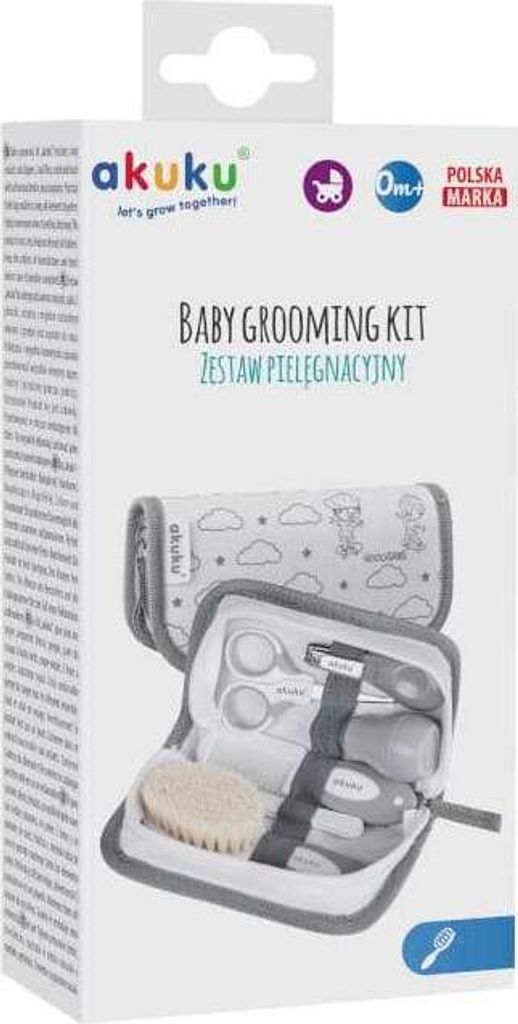 AKUKU Baby Care Set Gray Hooligans (a0015) Produktbild 