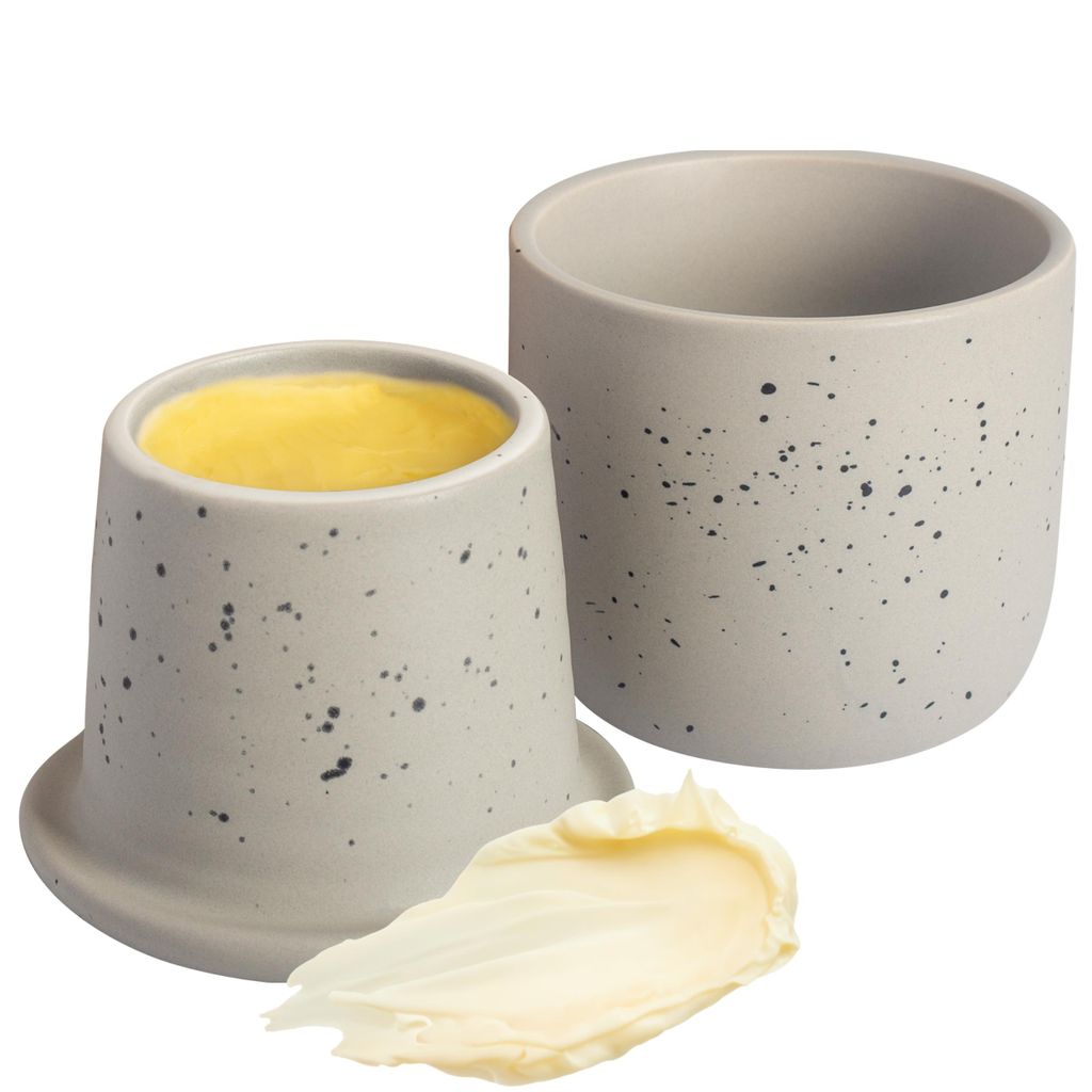 DEKAZIA® Französische Butterdose Grau Wassergekühlt | Produktbild 