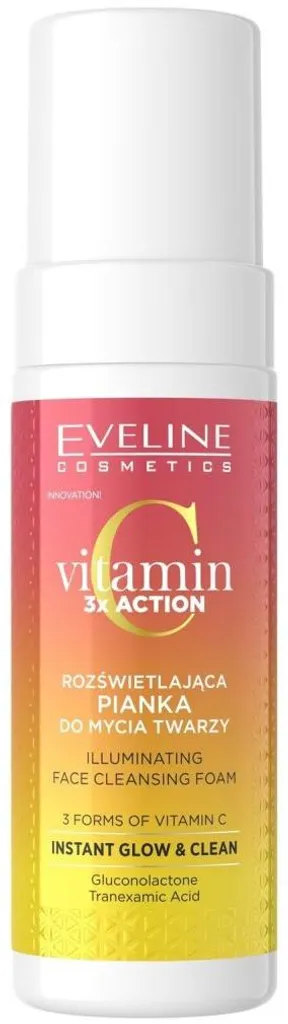 Mousse Nettoyante Anti-Teint Terne Vitamin C 3x Action pour Éclat Visage