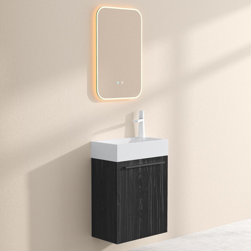 doporro Badmöbelset Waschbecken-Unterschrank für Gäste-WC Produktbild 