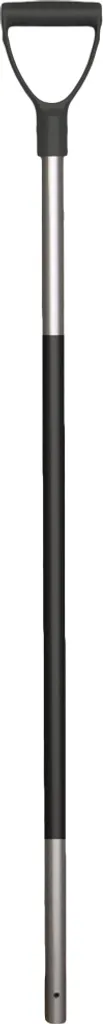Manico Forca Alluminio 115 cm Grigio Scuro | Resistente con Grip Gomma
