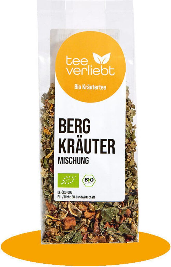 teeverliebt - Bergkräuter  Kräutertee | 50 g Produktbild 