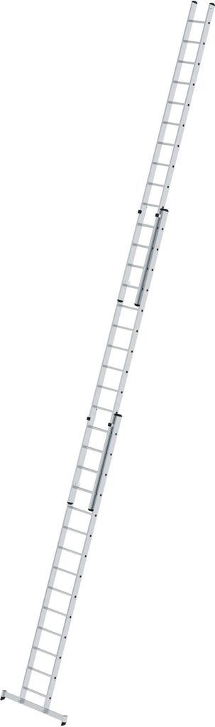 Sprossen-Schiebeleiter 3-teilig mit nivello -Traverse 3x14 Sprossen
