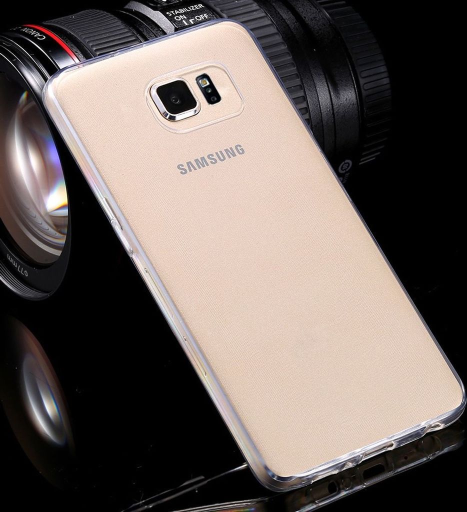 Ultra Dünn Schutzhülle Handytasche Etuis TPU für Handy Samsung Galaxy S6 SM-G920F Transparent Klar