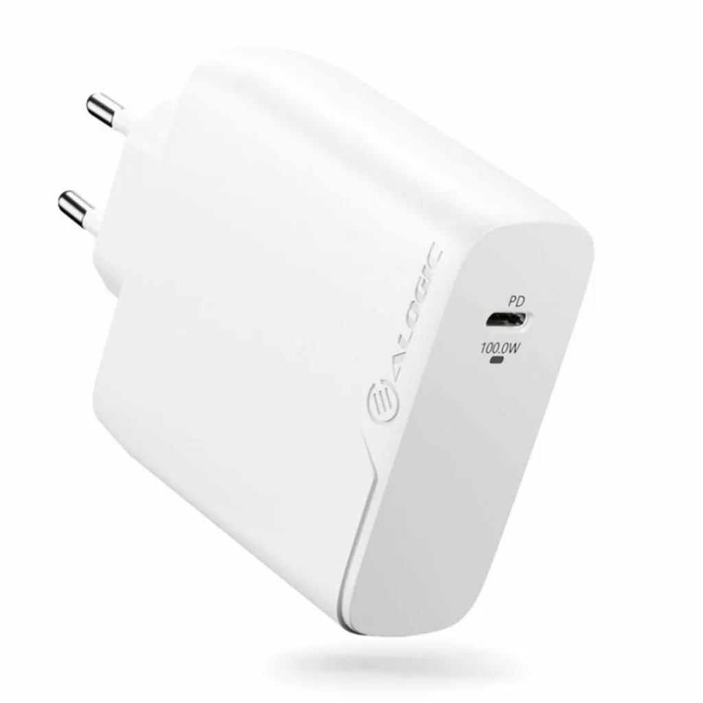 Chargeur USB-C 100W GaN Alogic Rapid - Adaptateur Secteur pour Ordinateur