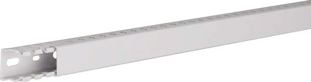 Goulotte de câblage HNG 25x25 Tehalit en PVC gris pour armoire 2m