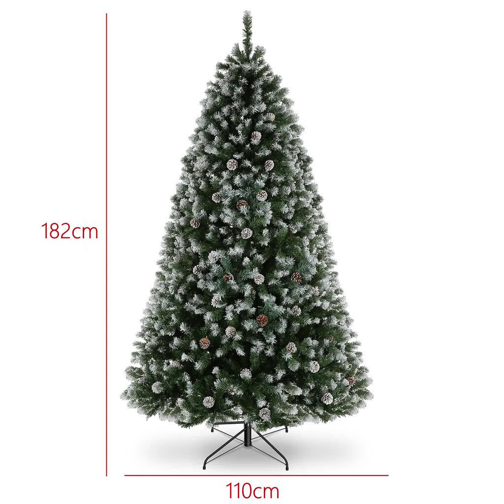 183cm künstlicher Weihnachtsbaum und weißem Schnee, für Produktbild 2
