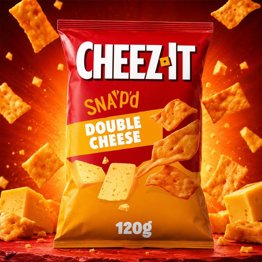 Cheez-It Snap'd, doppia quantità di formaggio, 120g Immagine del prodotto 