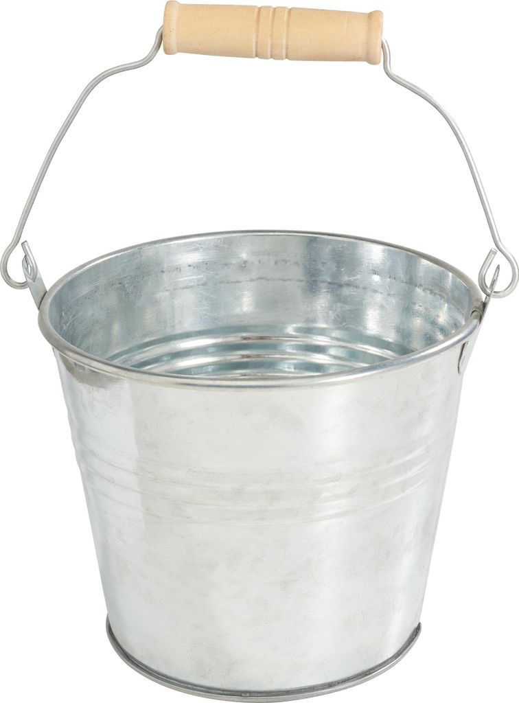 Zink Topf mit Griff, Ø 12 cm Produktbild 