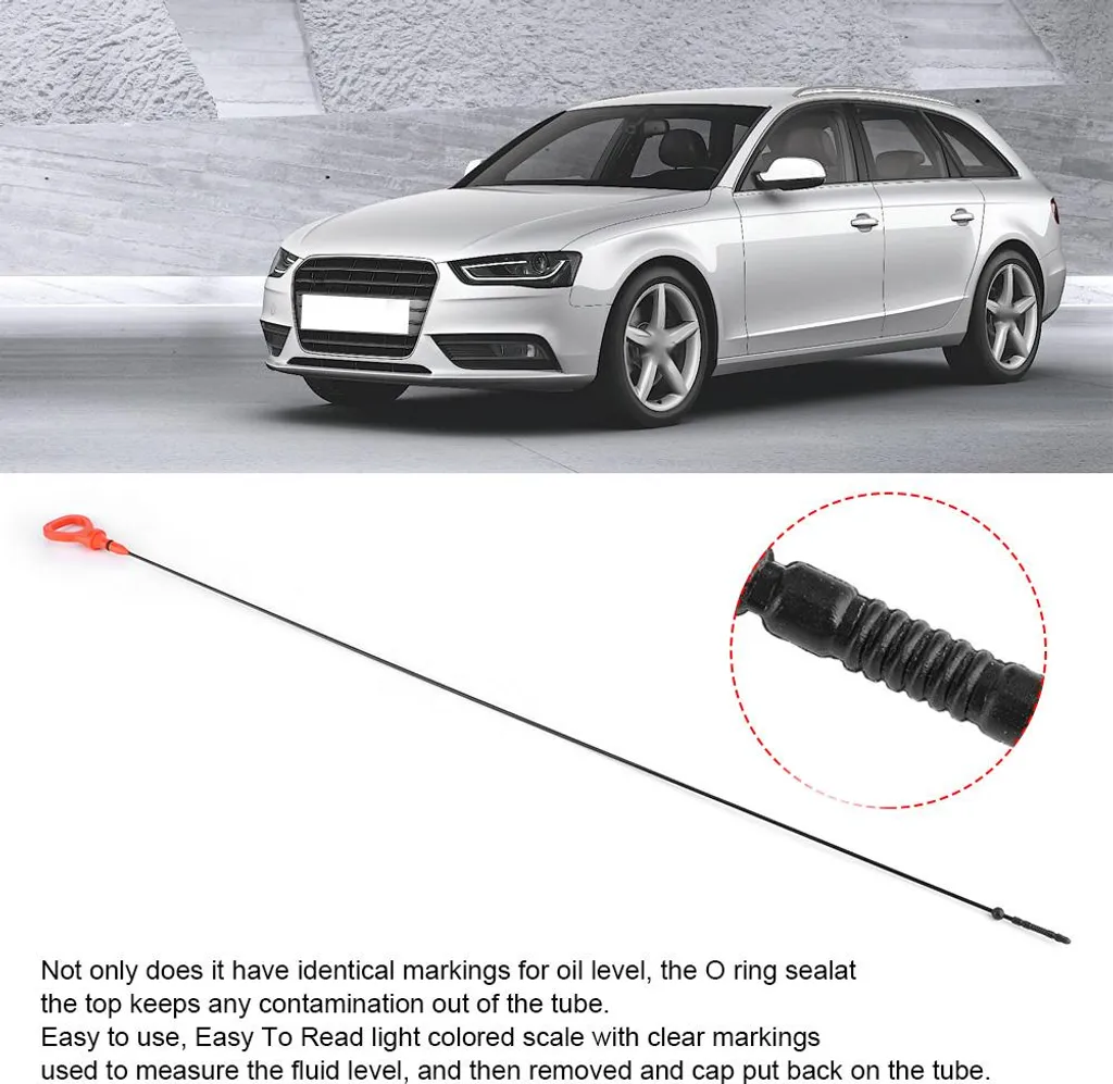 Tige de mesure du niveau d'huile pour Audi A4 et A6 - Qualité d'Origine
