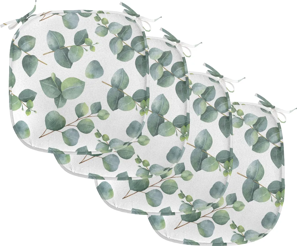 Offerta Set 4 Cuscini Sedie 40x40 ABAKUHAUS Impermeabile Verde