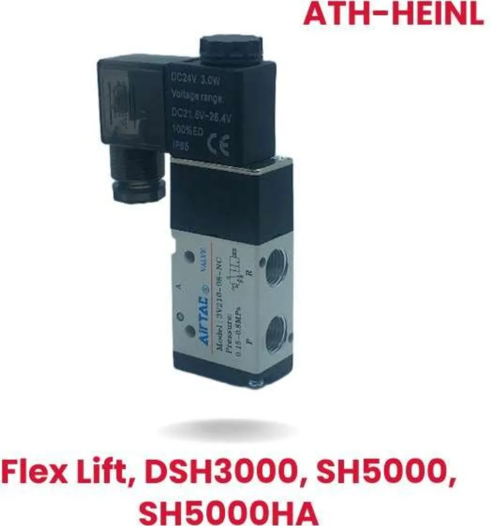 Vanne pneumatique DC24V : stop aux fuites sur ATH-Heinl Flex Lift