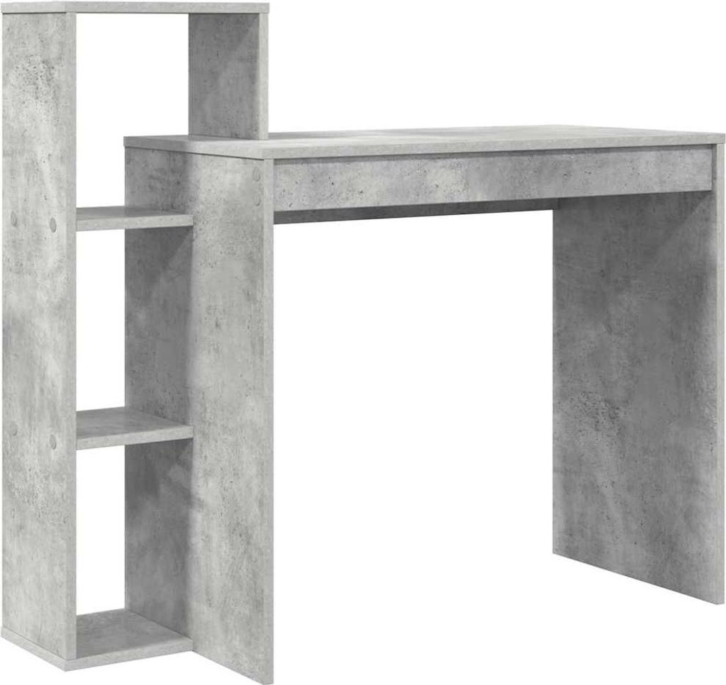 Schreibtisch Beton Grau 100 x 40 x 90 cm Holzwerkstoff