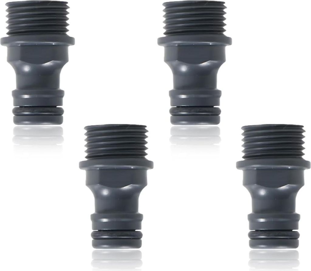 Gartenschlauchverbinder 1/2 Zoll - Schnellkupplung Tepelaansluiting G1/2 - Gartenschlauchadapter (20 mm)