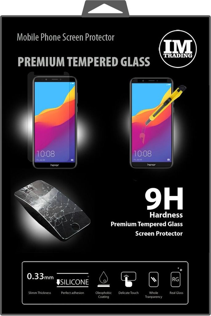 Honor 7C Pro Schutzglas Handy Schutzglasfolie 9H Display Schutzfolie