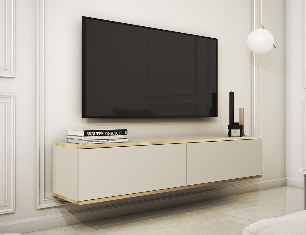 AX LIVING TV-meubel Orkis, 135 cm. Modern en functioneel, Productafbeelding 