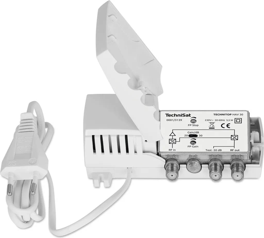 TechniSat TechniTop HAV 30 Amplificateur RF 0001/3139 Blanc Antenne