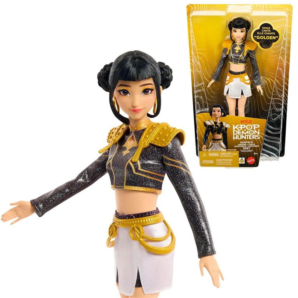 Mattel KPop Demon Hunters HUNTR/X Zoey „Golden“ Singende Produktbild 