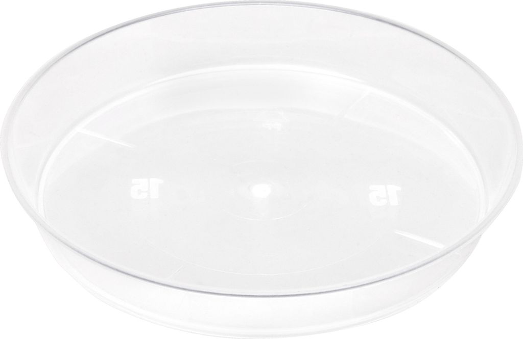 Garronda Blumentopf Untersetzer GD-0026 (1 Stück - Transparent, 15cm H=2,3cm)
