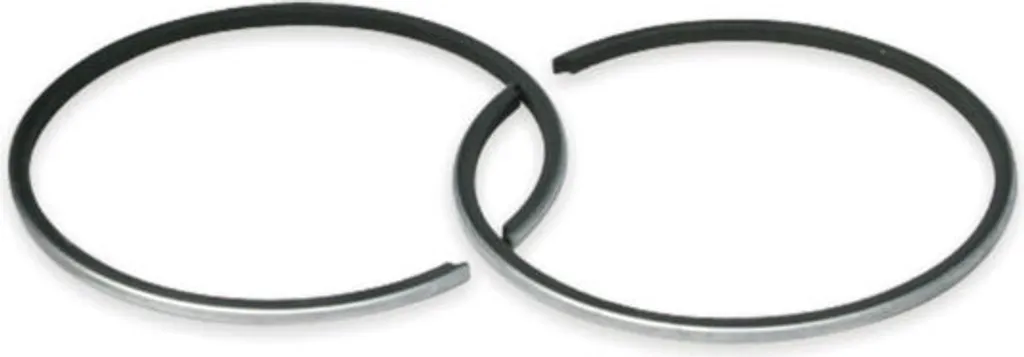 Malossi Segments de piston D 45,5x1,5 rectangulaire chromé pour moteur