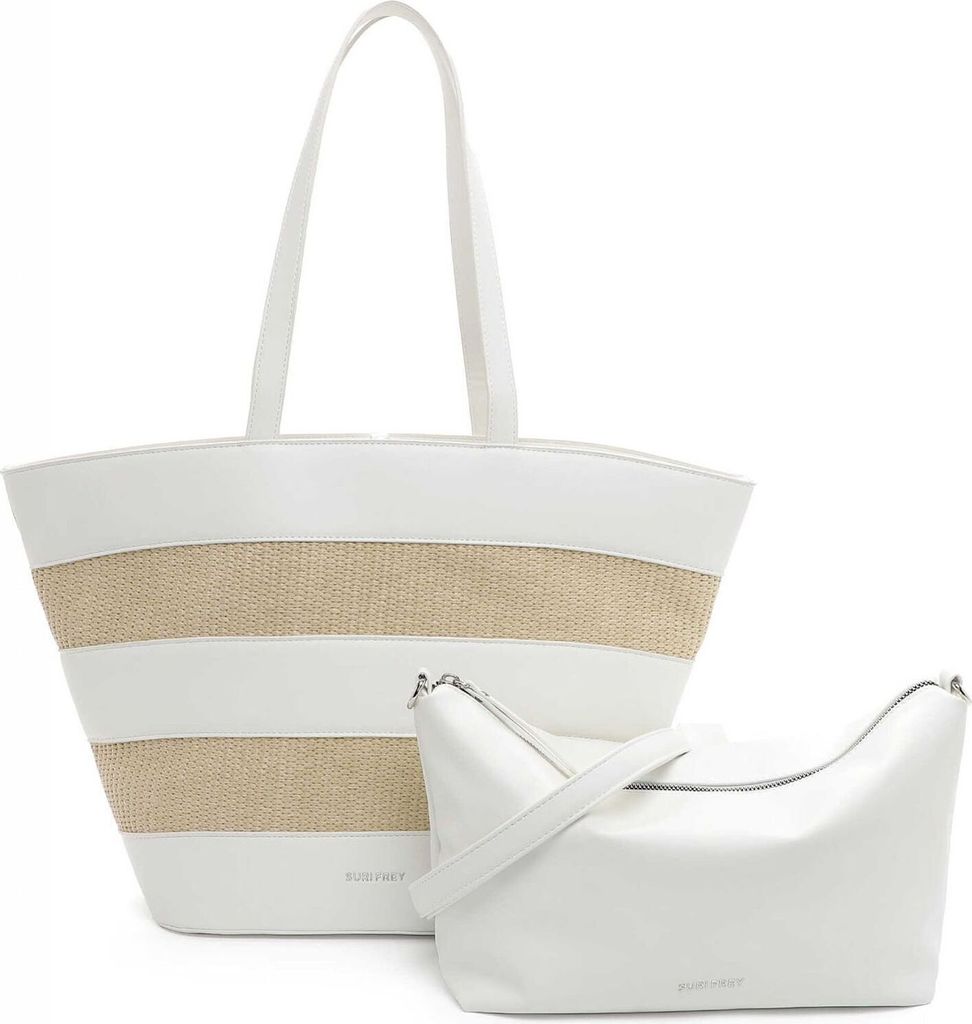 SURI FREY Schultertasche SFY Bailey Shopper White weiß beige