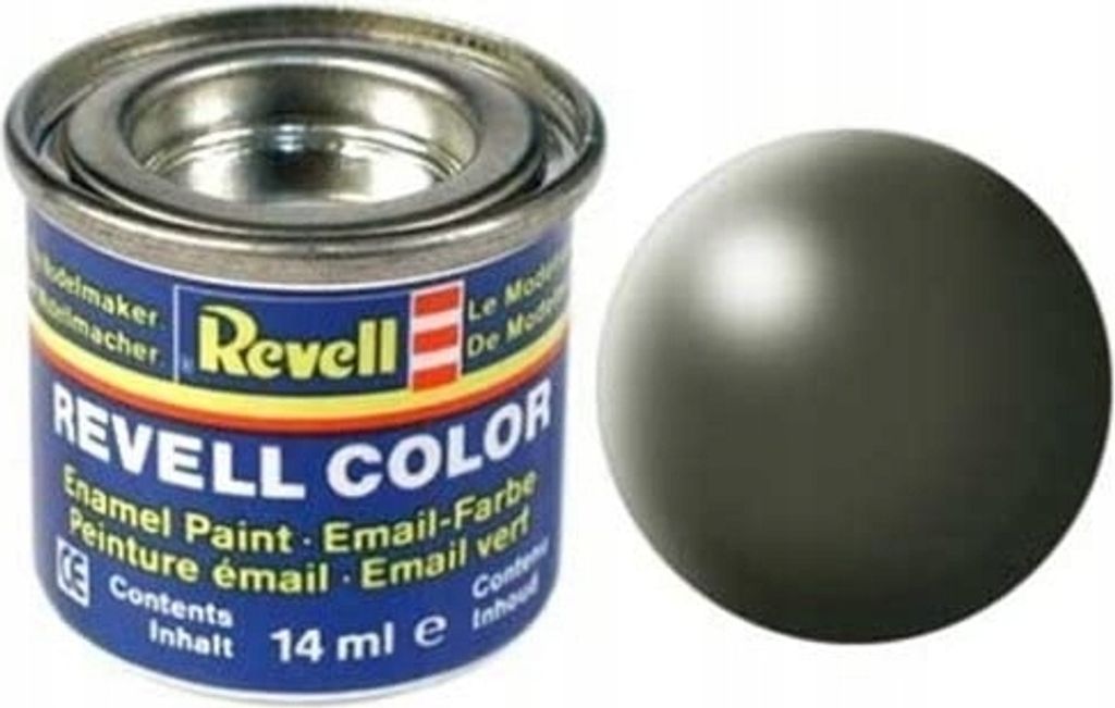 Revell Paint for Model Building Nummer 361 Olive Green Zijdemat