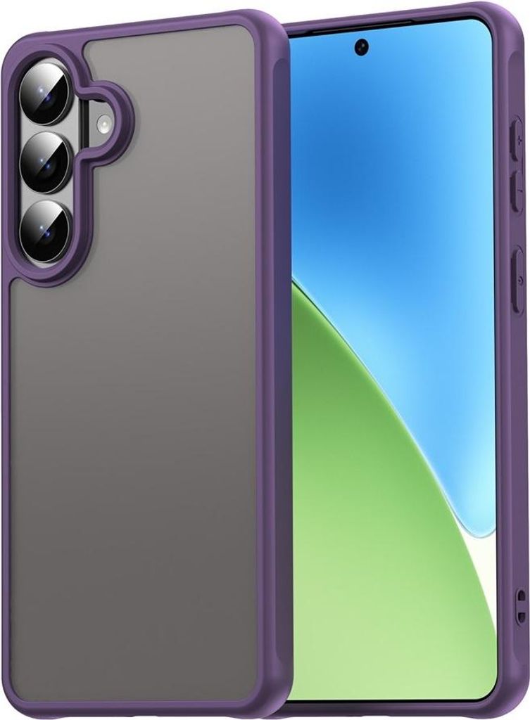 Hülle für Samsung Galaxy S26 - Phonesta AirFrost Semi-Transparent Back Cover - Matt Lila