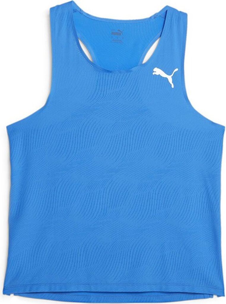 Puma Run Ultraspun Single ärmelloses T-shirt Blau L Mann Blau L