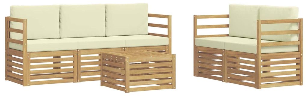“2026 Modern“ Sofagarnituren Massivholz Akazie - Designermöbel 81633 - Gartensofas