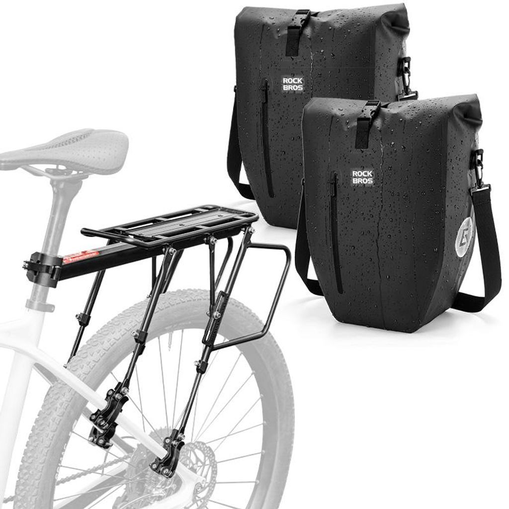 ROCKBROS bagagedrager voor fiets, aluminium, verstelbaar Productafbeelding 