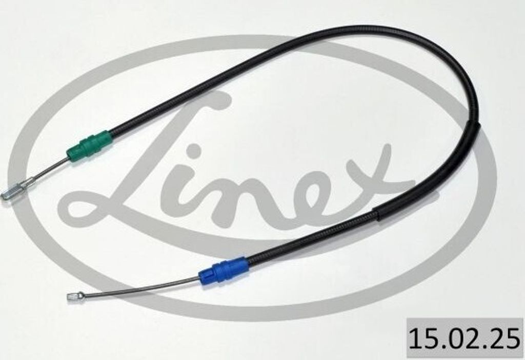 LINEX Handbremsseil Bremsseil 15.02.25 Rechts für FORD Transit Mk6 Kasten (V347, V348, FA) Transit Mk6 Pritsche / Fahrgestell (V347, V348, FM, FN,...