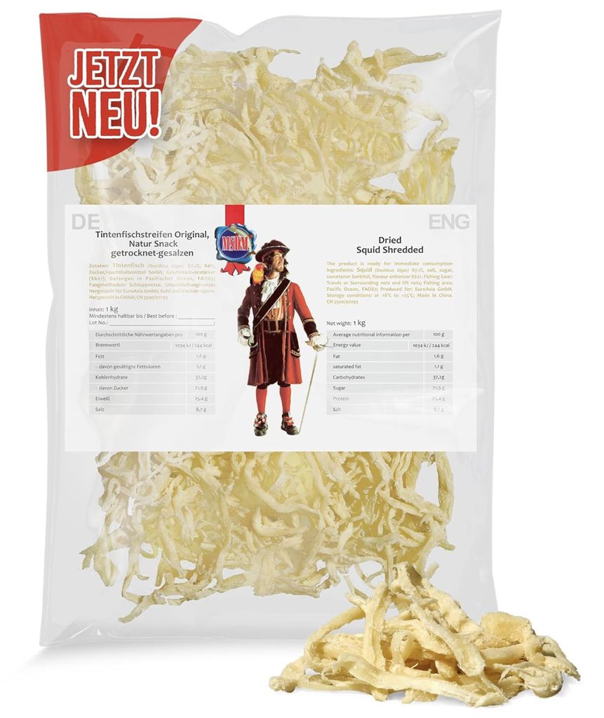 Tintenfischstreifen - Original 1kg Produktbild 