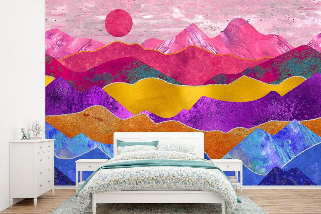 MuchoWow Fototapete für Wohnzimmer oder Schlafzimmer Wandtapete Vinyl Motivtapete Bi - Marmor - Stolz - 525x350 cm - Das Hintergrundbild