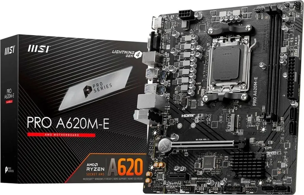 Carte Mère MSI Pro A620M-E idéale pour monter un PC Gaming pas cher