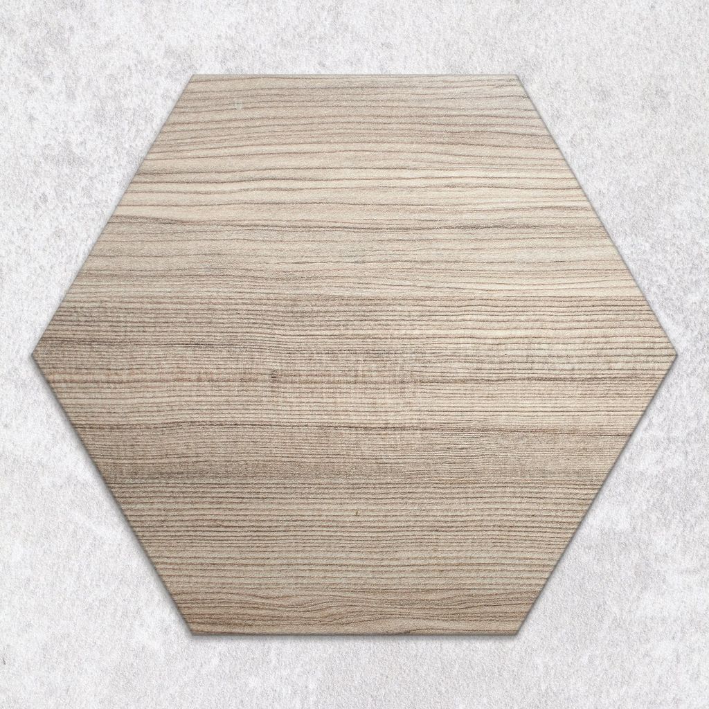Glas-Herdabdeckplatten Glaskeramikkochfeld-Abdeckung Spritzschutz Glas hexagon 40 cm Holzbrett