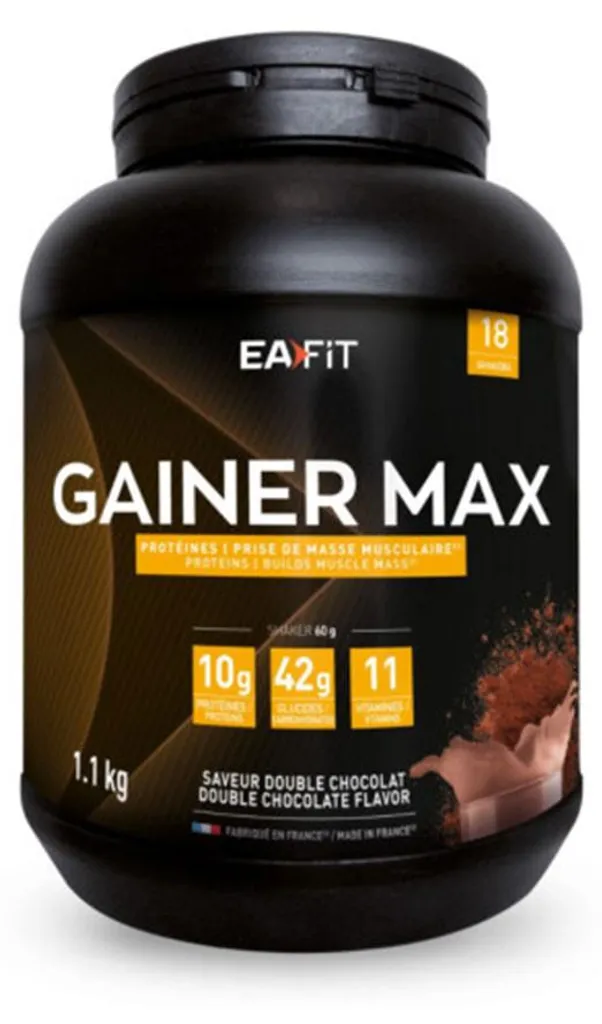 Gainer Max Eafit 1,1kg Double Chocolat pour Prise de Masse