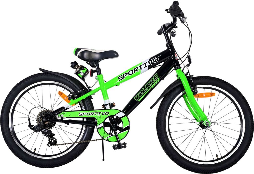 Volare Sportivo Kinderfahrrad - Jungen - 20 Zoll - Grün - 7 Gänge
