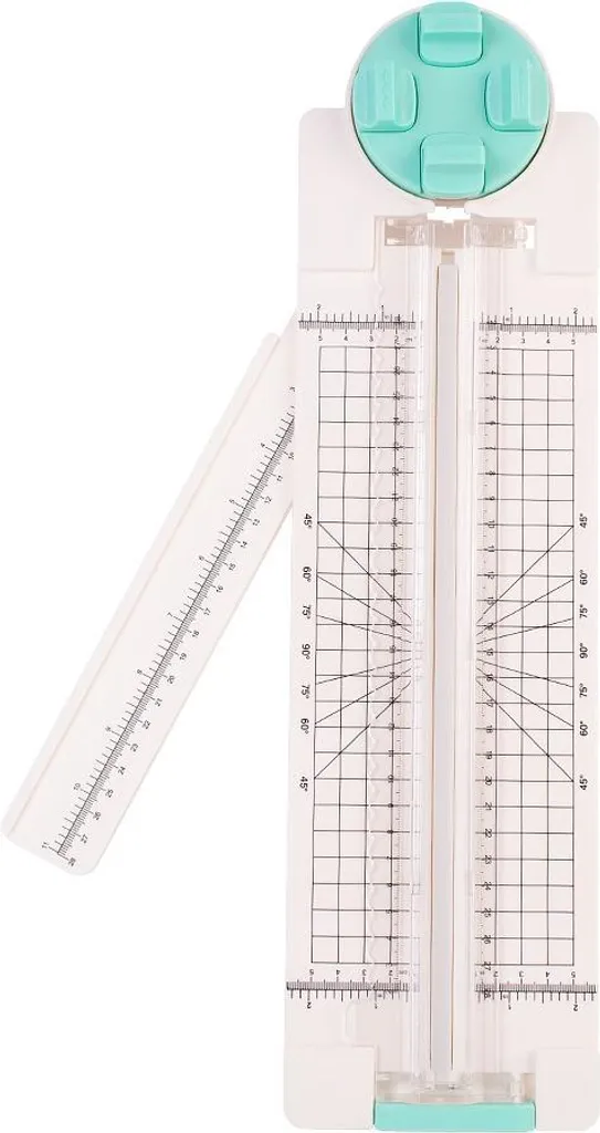 Cisaille à Papier A4 avec 4 Styles de Coupe pour Loisirs Créatifs