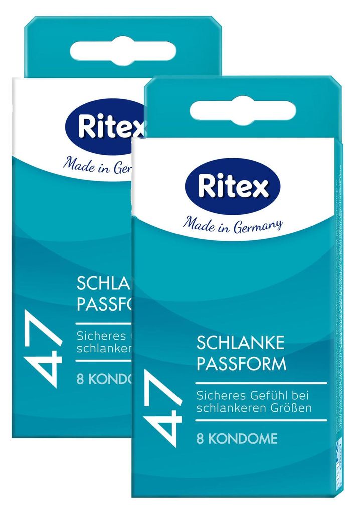 16x Ritex 47 Kondome schmale Passform - kleine Größe Produktbild 