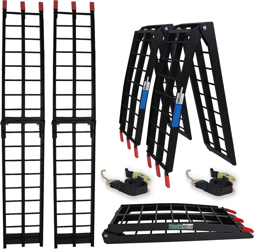 TRUTZHOLM 2x Auffahrrampe klappbar 180 cm Traglast 680 kg Produktbild 