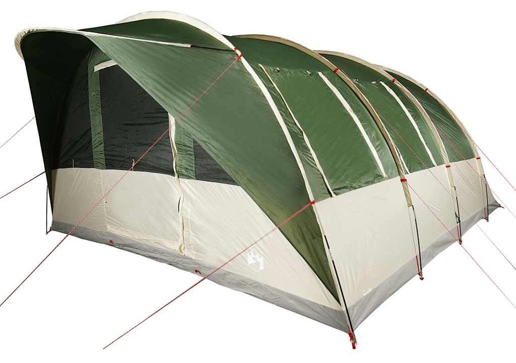 vidaXL Tenda familiare a tunnel 7 persone Verde Immagine del prodotto 