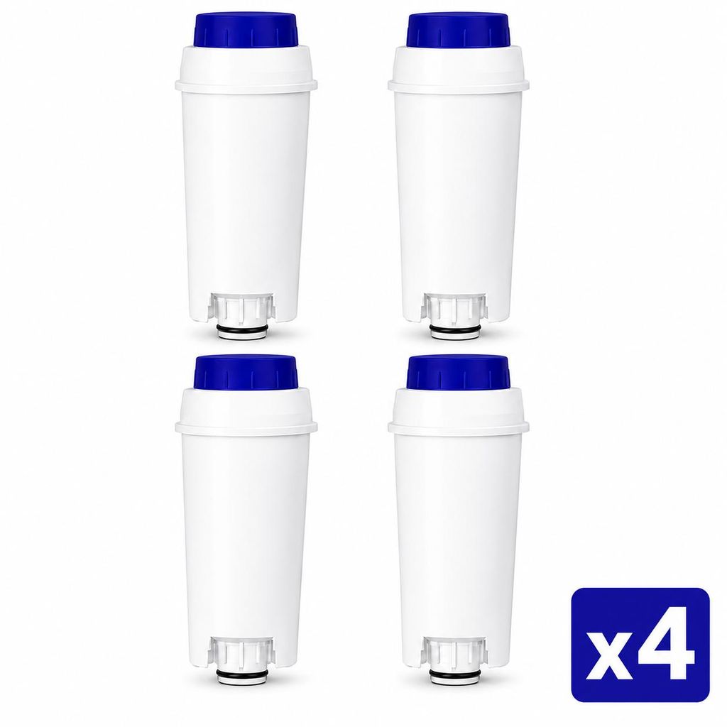 Sillar 4er Wasserfilter Ersatz für DeLonghi DLSC002 SER3017 Produktbild  KI-generiertes Bild